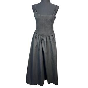 DISSH | Dresses | Dissh Linen Brown Cut Out Mini Dress Sz | Poshmark